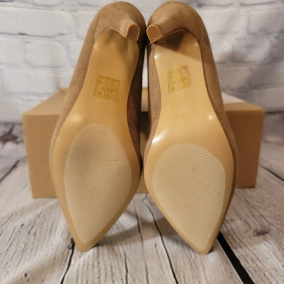 Journee Collection Women's Markie Stiletto Booties - Tan - Picture 5 of 5